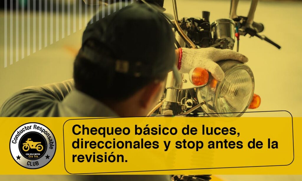 revision de luces, direccionales antes de la revision TM